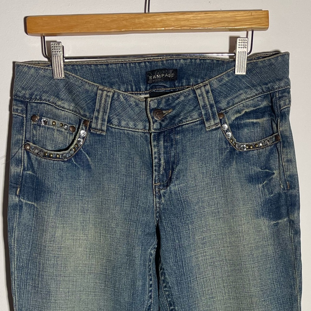 Rampage classic vintage 1990’s—Early 2000’s Light Blue Flare Jeans-Never worn-